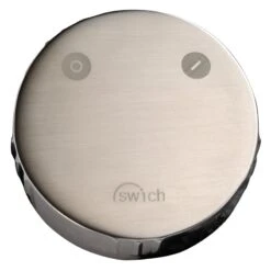 Abode Swich Diverter Valve Round With High Resin Filter Brushed Nickel