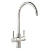 Abode Propure 4 IN 1 Swan Spout Kitchen Tap Brushed Nickel -Home Bathroom abode pt1151