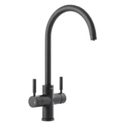 Abode Propure 4 IN 1 Swan Spout Kitchen Tap Matt Black