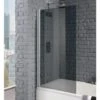 Aquadart Venturi 8 Square Edge Bath Screen Smoked -Home Bathroom aquadart aq6000 sm