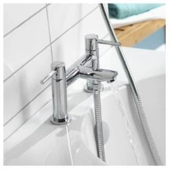 Aqualisa Uptown Bath Shower Mixer Tap Chrome -Home Bathroom aqualisa cbbsmt20 3