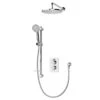 Aqualisa Dream Thermostatic Shower With Adjustable & Wall Head Round -Home Bathroom aqualisa drmdcv2adfwrnd