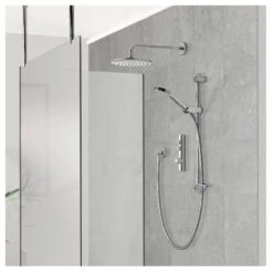 Aqualisa ISystem Smart Concealed With Adjustable & Wall Heads (HP/Combi) -Home Bathroom aqualisa isda1bvdvfw21 3