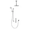 Aqualisa ISystem Smart Concealed With Adjustable & Wall Heads (Gravity Pumped) -Home Bathroom aqualisa isda2bvdvfw21