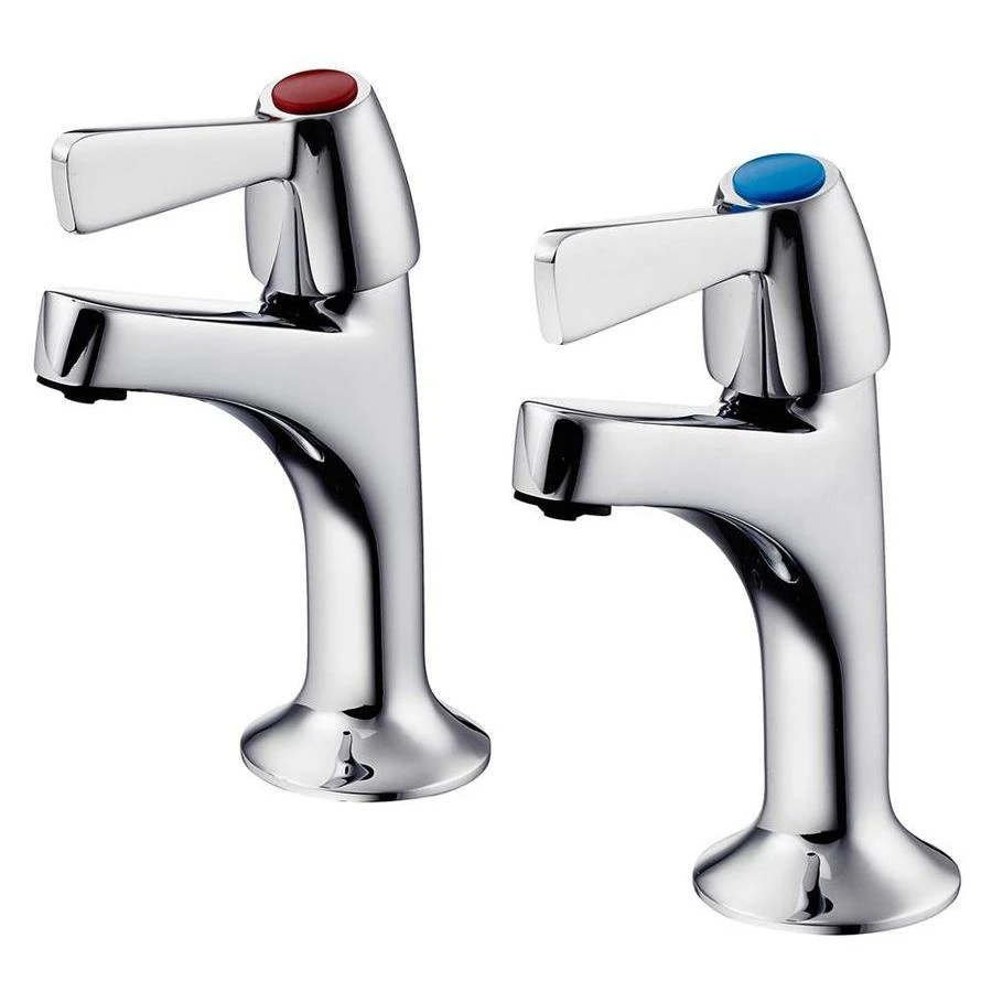 Armitage Shanks Alterna 21 1/2″ High Neck Pillar Taps, Lever 3 Armitage Shanks Alterna 21 1/2″ High Neck Pillar Taps, Lever