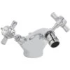 Bayswater White Mono Bidet Mixer With Crosshead & Hex Collar 2 Bayswater White Mono Bidet Mixer With Crosshead & Hex Collar -Home Bathroom bayswater bayt108