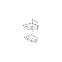 Bristan Two Tier Wall Fixed Wire Basket