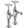 Bristan 1901 High Neck Pillar Taps -Home Bathroom bristan nhnkc