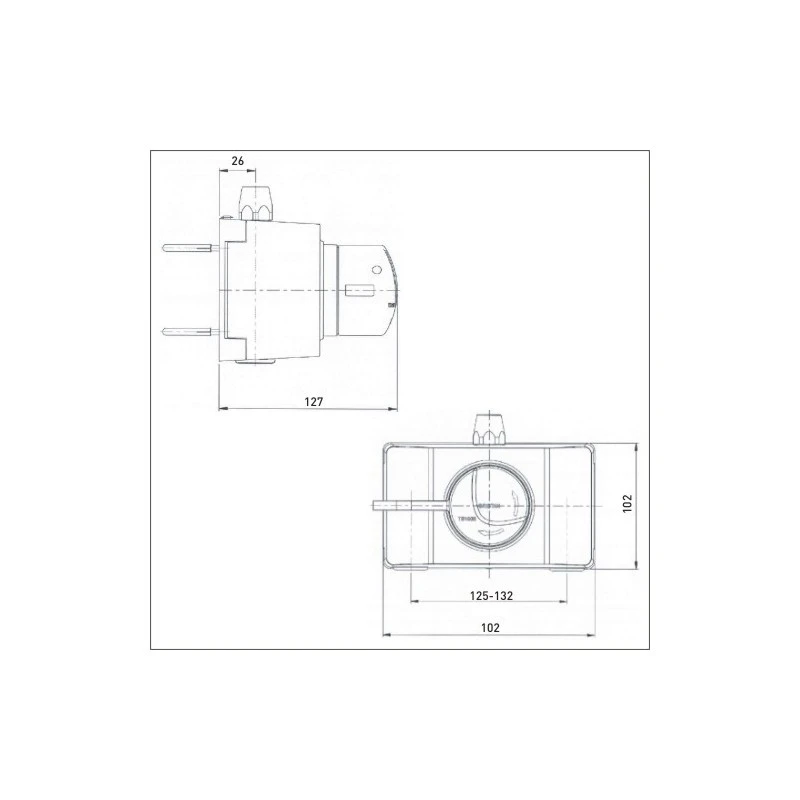 Bristan Gummers Opac Thermostatic Exposed Valve, Lever & Shroud 4 Bristan Gummers Opac Thermostatic Exposed Valve, Lever & Shroud - Image 2