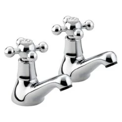 Bristan Regency Basin Taps Chrome