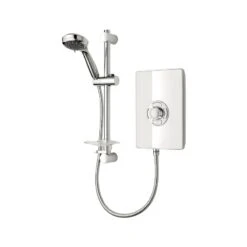 Triton Aspirante 8.5kW Contemporary Electric Shower White Gloss