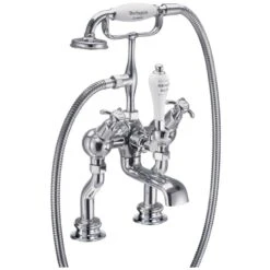 Burlington Anglesey Regent Angled Deck Mounted Bath Shower Mixer