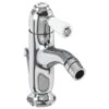 Burlington Chelsea Curved Bidet Mixer With Pop-Up Waste -Home Bathroom burlington ch23