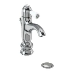 Burlington Chelsea Regent Curved Basin Mixer With Pop-up Waste