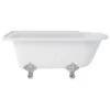 Burlington Hampton 150cm Left Handed Showering Bath -Home Bathroom burlington e20 e11chr