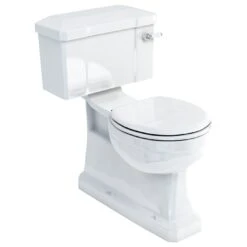 Home Bathroom 17 Burlington S Trap Close Coupled Toilet, 52cm Rear Entry Lever Cistern