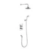 Burlington Trent Thermostatic Shower Valve With Handset & Rose -Home Bathroom burlington tf2s v16