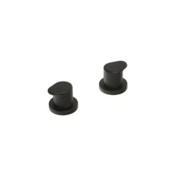 Cifial Black Deck Bath Valves Pair