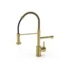Ellsi 3 In 1 Hot Water Kitchen Sink Mixer With Handset Brushed Brass -Home Bathroom ellsi pdt 000232 215 52