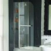 Essential Cascade Curved Bath Screen 800x1400mm -Home Bathroom essential eb304