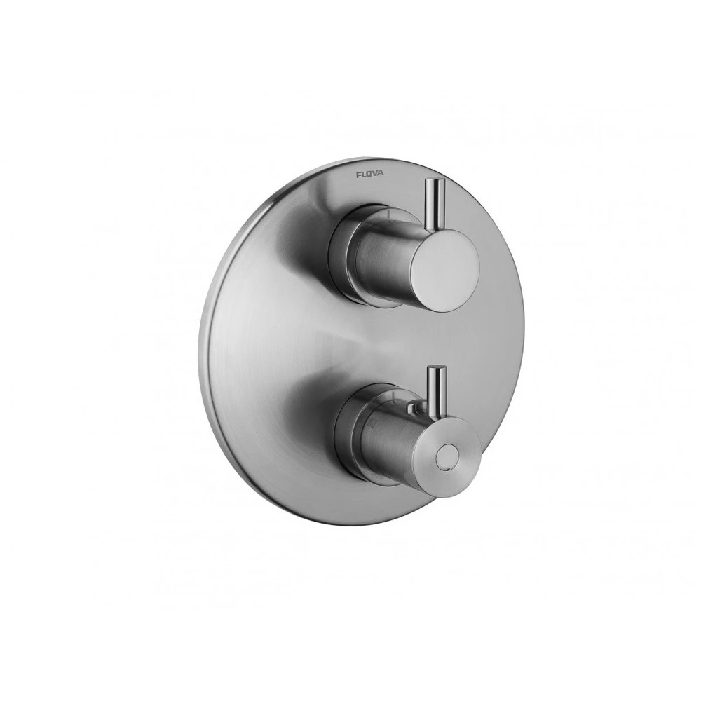 Flova Levo Round 2-Way Trim Kit Only Brushed Nickel 3 Flova Levo Round 2-Way Trim Kit Only Brushed Nickel