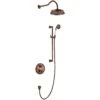 Flova Liberty 2 Way Shower Set With Slide Rail Kit Oil Rubbed Bronze -Home Bathroom flova lib2wpk1 orb