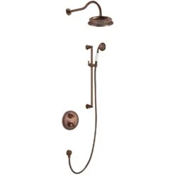 Flova Liberty 2 Way Shower Set With Slide Rail Kit Oil Rubbed Bronze