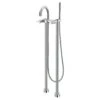 Flova Levo Floor Standing Tall Bath Shower Mixer With Kit -Home Bathroom flova lvtbsm