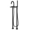 Flova Levo Floor Standing Bath Shower Mixer Matt Black -Home Bathroom flova mb lvtbsm