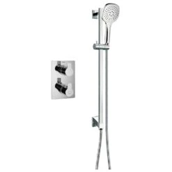 Flova Spring Thermostatic 1 Outlet Shower Valve With Slide Rail Kit