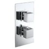 Frontline Aquaflow Italia Cube Twin Concealed Shower Valve With Diverter -Home Bathroom frontline biqct02d