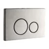 Frontline Iso Flush Plate Brushed Steel -Home Bathroom frontline csfr pr 35bs
