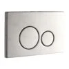 Frontline Iso Flush Plate Stainless Steel -Home Bathroom frontline csfr pr 35ps