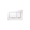 Geberit Sigma30 Dual Flush Plate White/Gloss Chrome/White -Home Bathroom geberit 115883kj1