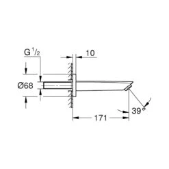 Grohe Eurosmart Bath Spout 13448 -Home Bathroom grohe 13448003 5