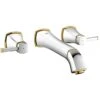 Grohe Grandera Wall Basin Mixer 1/2″ Medium 20415 Chrome/Gold -Home Bathroom grohe 20415ig0