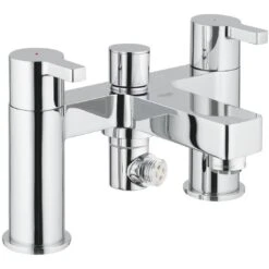 Grohe Lineare Two-Handled Bath/Shower Mixer 1/2″ 25113