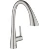 Grohe Zedra Sink Mixer With Pullout Spray 32294 Supersteel -Home Bathroom grohe 32294dc2