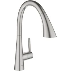 Grohe Zedra Sink Mixer With Pullout Spray 32294 Supersteel