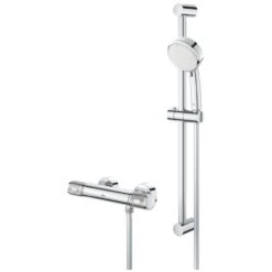Grohe Grohtherm 1000 Performance Shower Set, 600mm Rail -Home Bathroom grohe 34834000 3