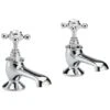 Hudson Reed White Topaz Crosshead Bath Taps Hex -Home Bathroom hudson reed bc302hx