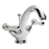 Hudson Reed White Topaz Lever Mono Basin Mixer Dome -Home Bathroom hudson reed bc305dl