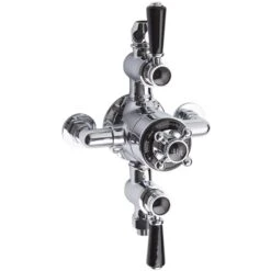 Hudson Reed Black Topaz Triple Exposed Shower Valve
