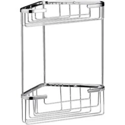 Hudson Reed Large 2 Tier Corner Basket