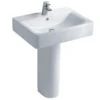 Ideal Standard Concept Cube 60cm Basin & Pedestal -Home Bathroom ideal standard e794301 e783701