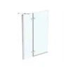 Ideal Standard I.Life LH Bath Screen With Fixed Panel 1500x1000mm 8mm Glass -Home Bathroom ideal standard t4887eo