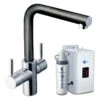 InSinkErator 3N1 L Shape Tap, Neo Tank & Filter Pack Anthracite -Home Bathroom insinkerator ais225