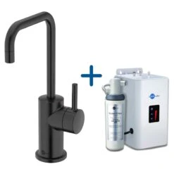 InSinkErator FH3020 Hot Water Tap & Neo Tank Velvet Black