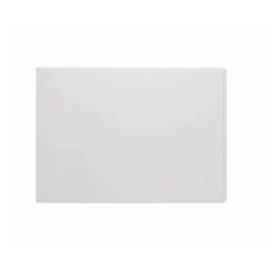 Iona White Deluxe Plain 800mm End Bath Panel