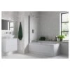 Iona Single Straight Edge Bath Screen -Home Bathroom iona ftdi3769